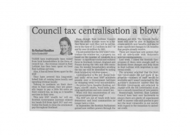 ELC 101116 Council Tax Blow